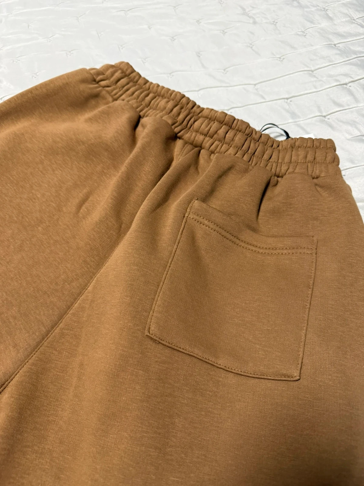 Chocolate brown wide sweatpants – photo 9
